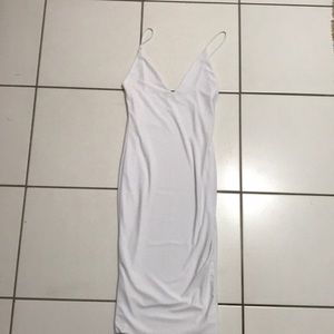 White fashion nova dress